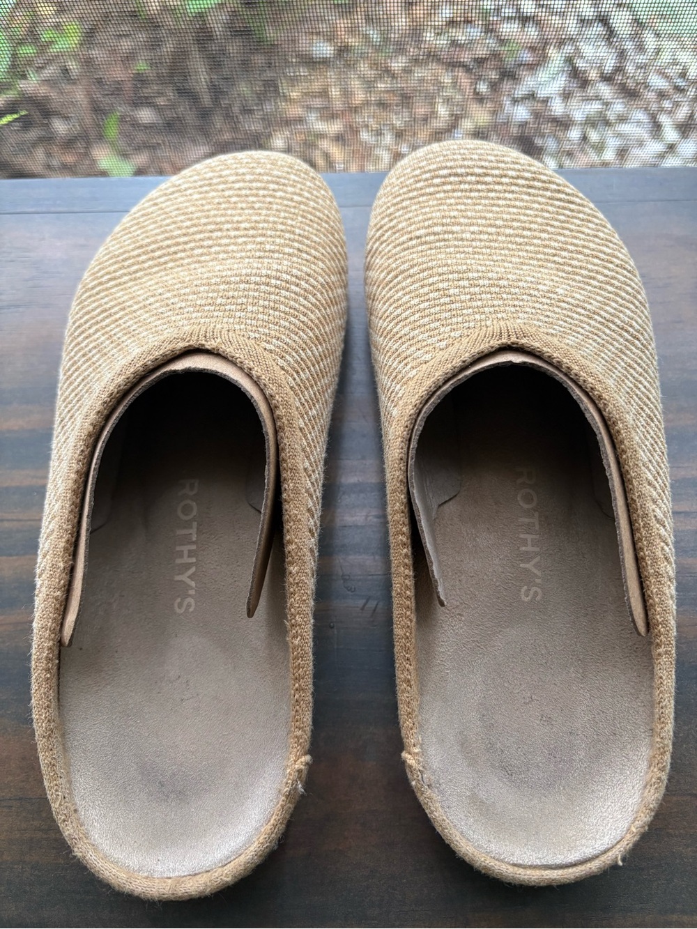 Rothy’s The Hemp Casual Clog in Flax🔥Size 8 - Picture 13 of 16